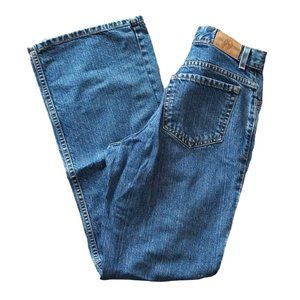 Eddie Bauer Jeans Size 6 R Blue Denim Mid Rise Medium Wash Straight Leg